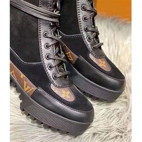 Louis Vuitton suede boots